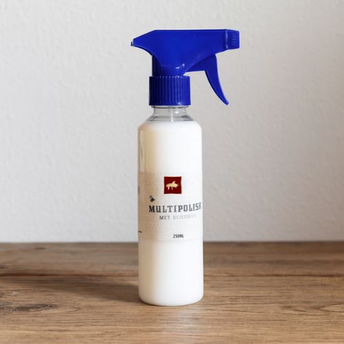 Bijenwas multipolish met met spray kop 250 ml- Lekkerhoning.nl