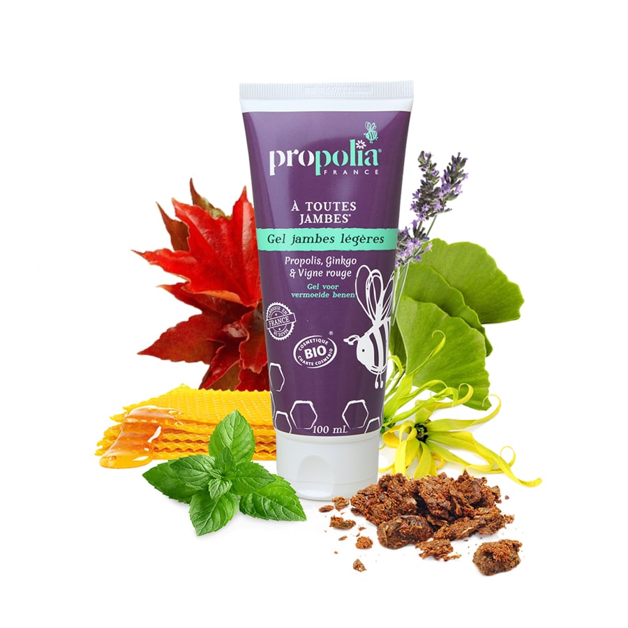 Bio Gel voor Vermoeide Benen 100 ml – Verfrissende Benengel met Propolis- Lekkerhoning.nl