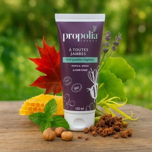 Bio Gel voor Vermoeide Benen 100 ml – Verfrissende Benengel met Propolis- Lekkerhoning.nl