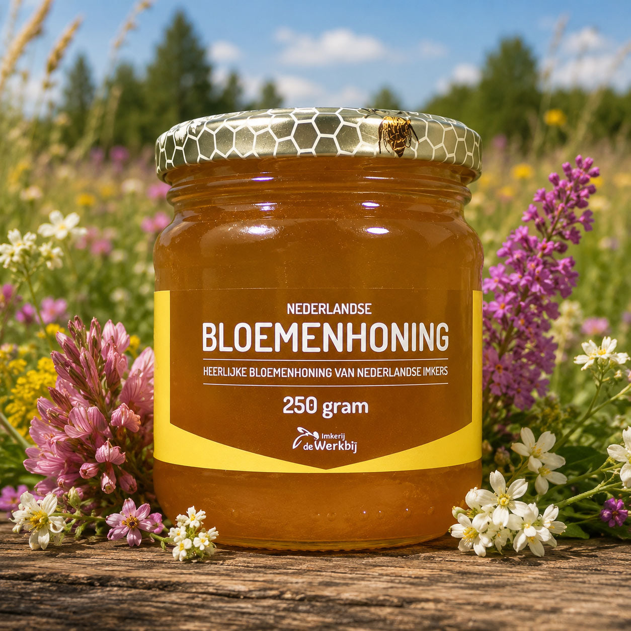Bloemenhoning van de Nederlandse imker