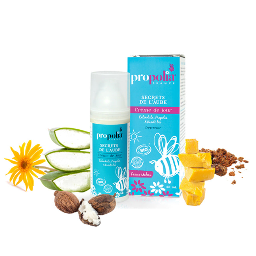 Dagcrème voor droge huid met propolis – Bio Propolia gezichtscrème 50 ml- Lekkerhoning.nl