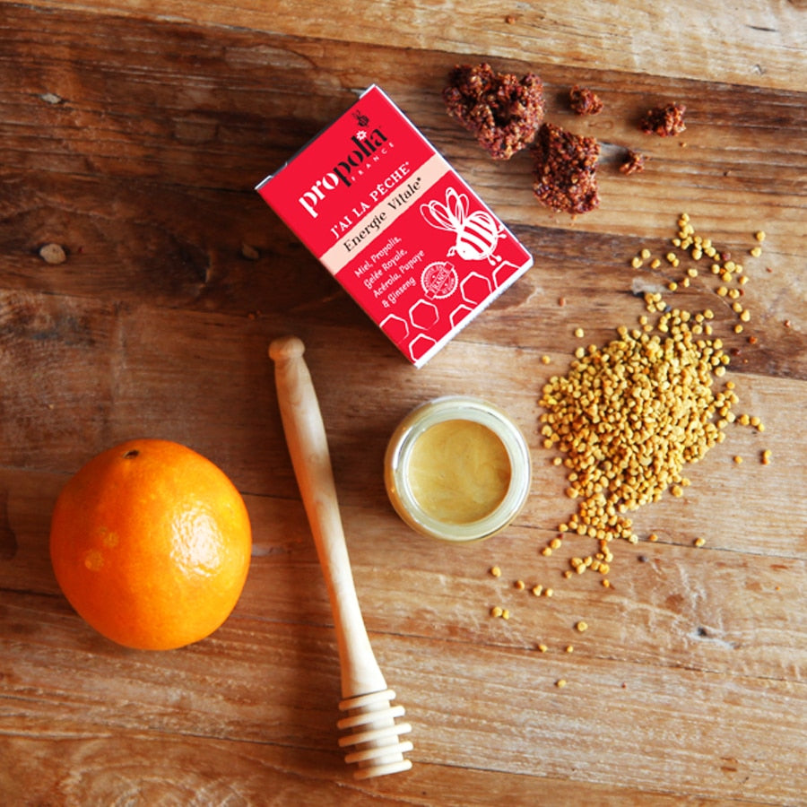 Energie Vitale met Honing – Propolis & Ginseng 120g- Lekkerhoning.nl