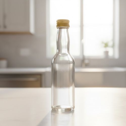 Glazen krophals fles 200 ml - per tray van 35 stuks- Lekkerhoning.nl