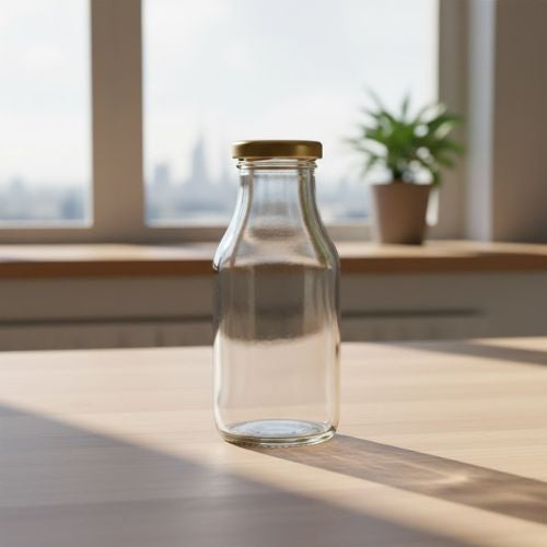 Glazen saus fles 150 ml - per tray van 40 stuks- Lekkerhoning.nl