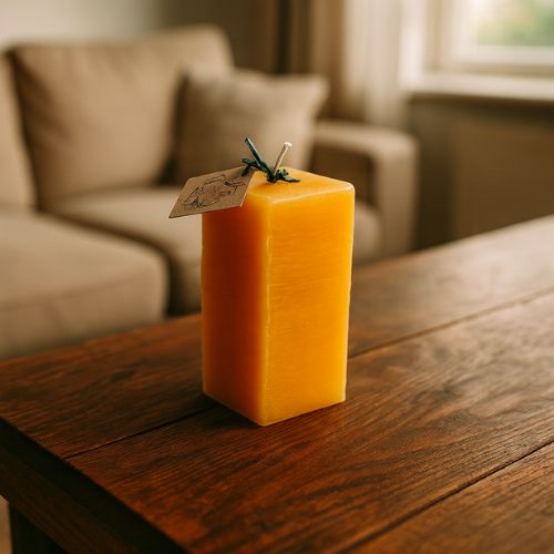 Hoge rechthoek kaars- Lekkerhoning.nl