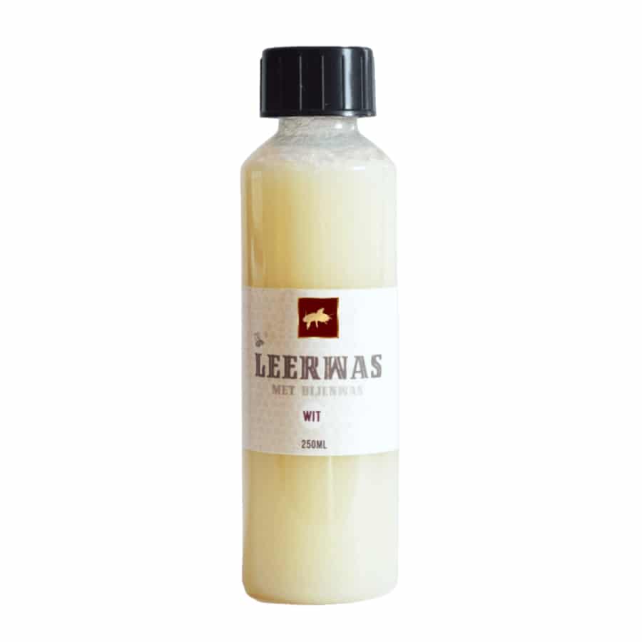 Leerwas Wit-blanc 250 ml- Lekkerhoning.nl