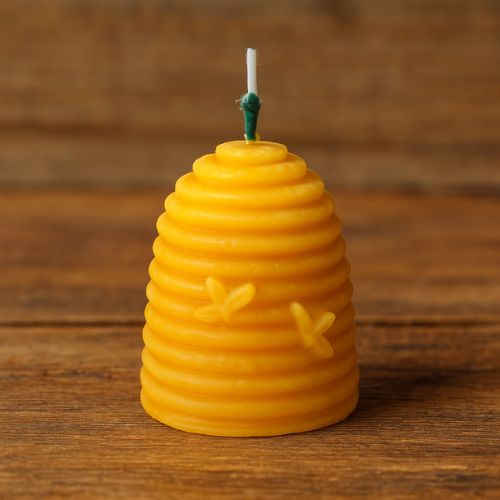 Medium bijenkorfkaars- Lekkerhoning.nl