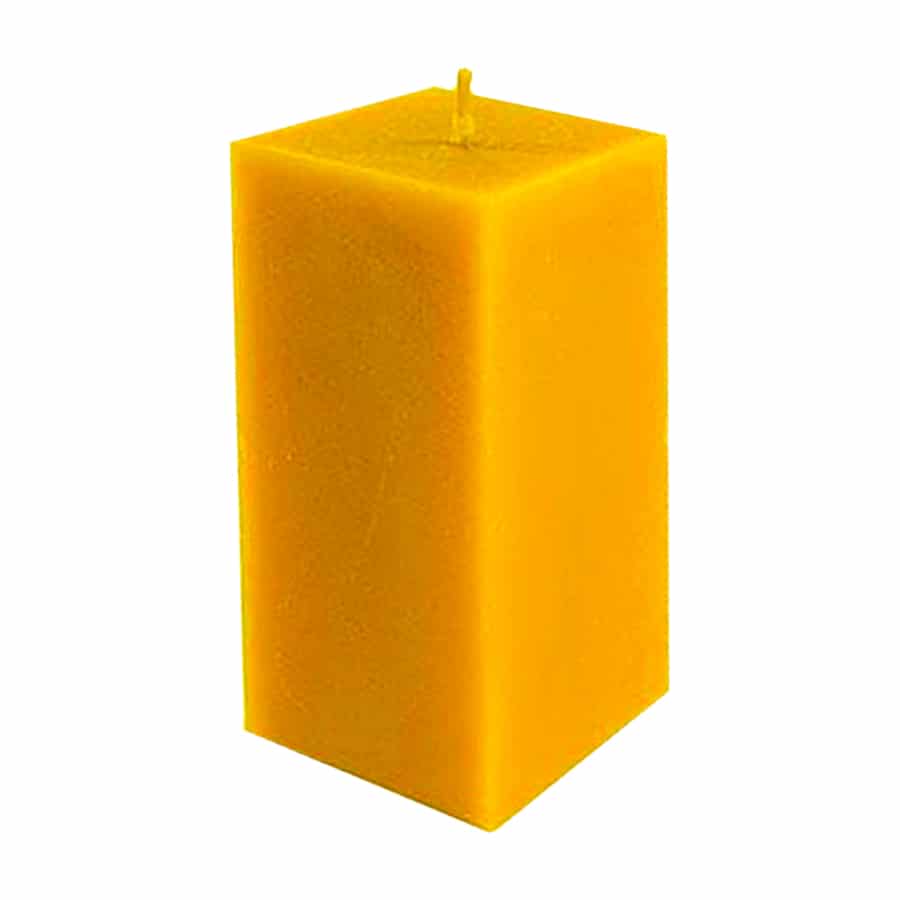 Moderne kubus kaars- Lekkerhoning.nl