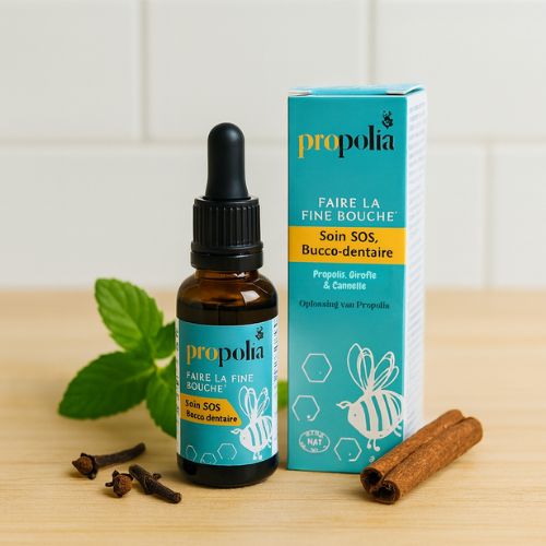 Propolis Oplossing 30 ml – Met Honing en Kaneel- Lekkerhoning.nl