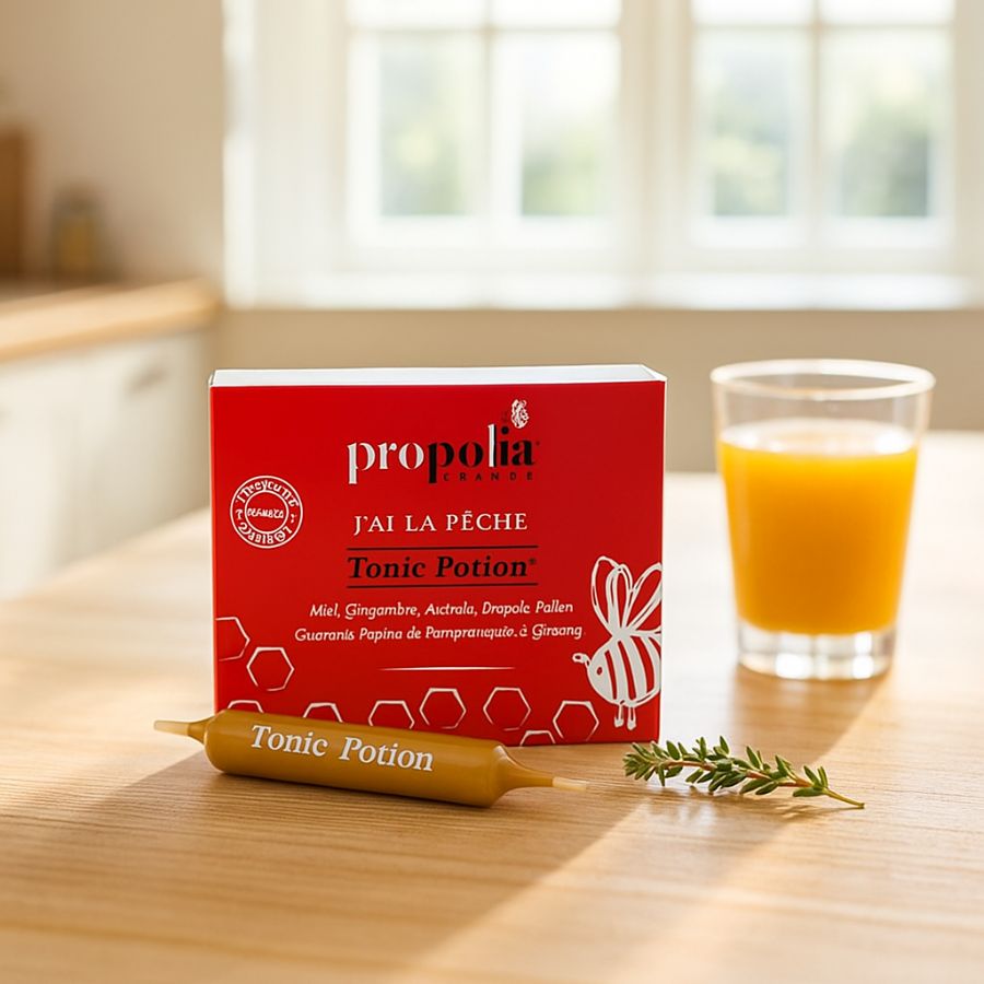 Propolis Tonic Potion: ampullen met honing en propolis- Lekkerhoning.nl