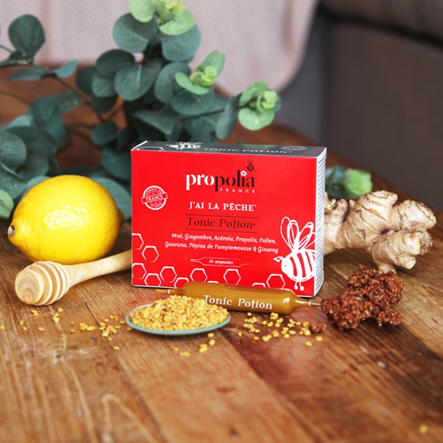 Propolis Tonic Potion: ampullen met honing en propolis- Lekkerhoning.nl