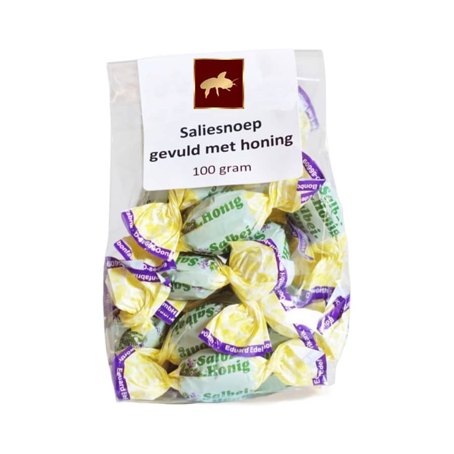 Saliesnoep gevuld met honing- Lekkerhoning.nl