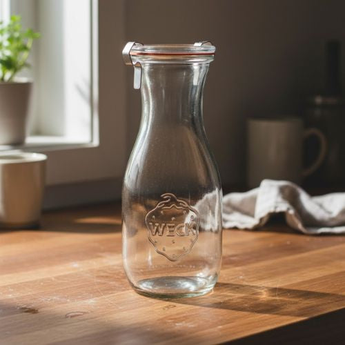 Weck Sapfles 1/2 liter - per tray van 16 stuks - compleet- Lekkerhoning.nl