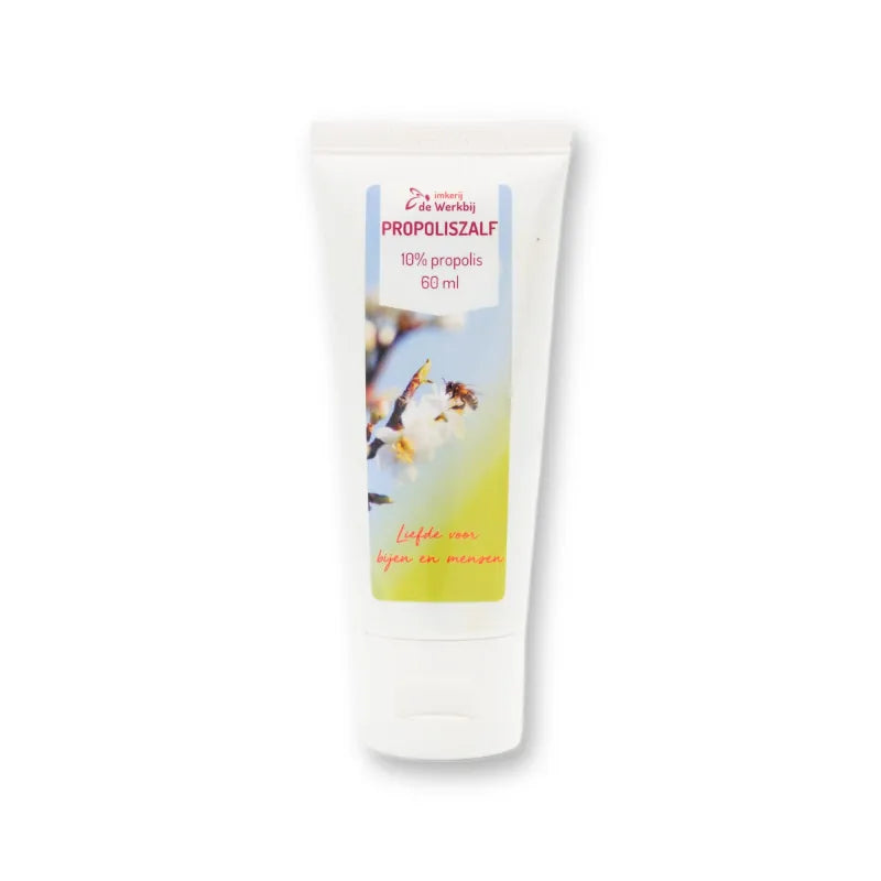 Propoliszalf 10% propolis in tube van 60 ml van Imkerij de Werkbij