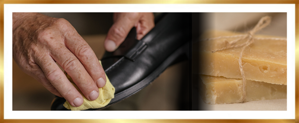 Bijenwas schoenen