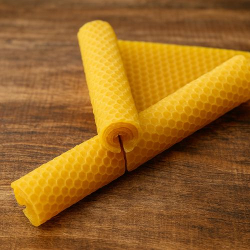 Bijenwas vellen voor kaarsen rollen- Lekkerhoning.nl