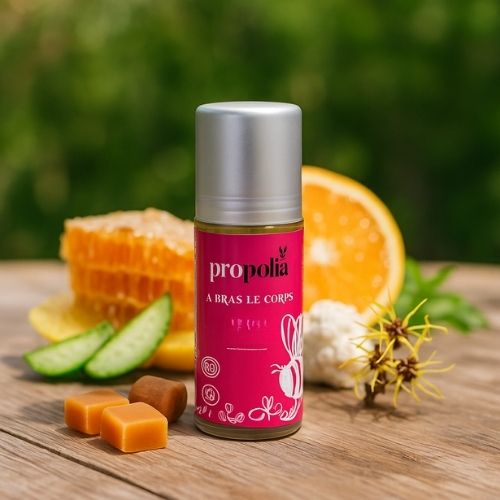 Bio Deodorant met Honing & Propolis – Roller 50 ml- Lekkerhoning.nl