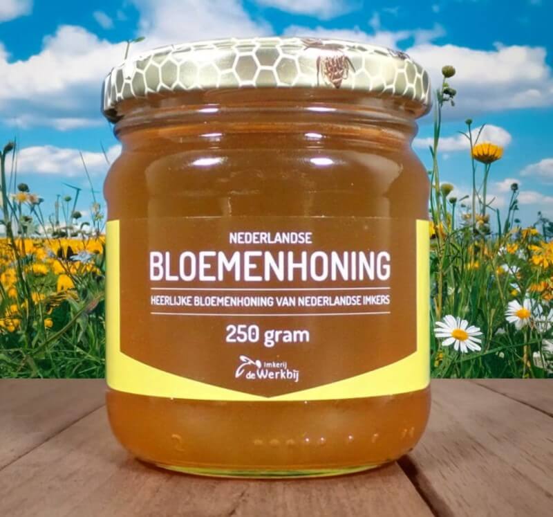 Bloemenhoning van de Nederlandse imker- Lekkerhoning.nl