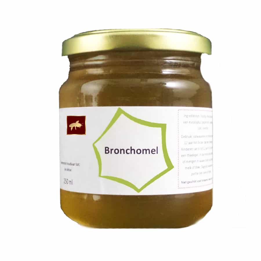 Bronchomel Honing met Kruiden en Menthol – Aromatische Kruidenhoning- Lekkerhoning.nl
