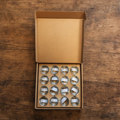 Glas cupjes voor waxinelichtjes per tray- Lekkerhoning.nl