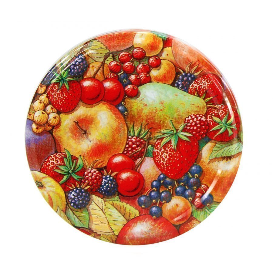 Glazen pot rond 385 ml - 6 stuks met deksel- Lekkerhoning.nl