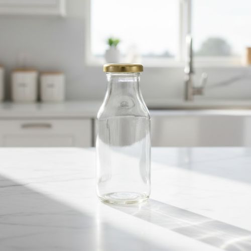 Glazen saus fles 263 ml - per tray van 25 stuks- Lekkerhoning.nl