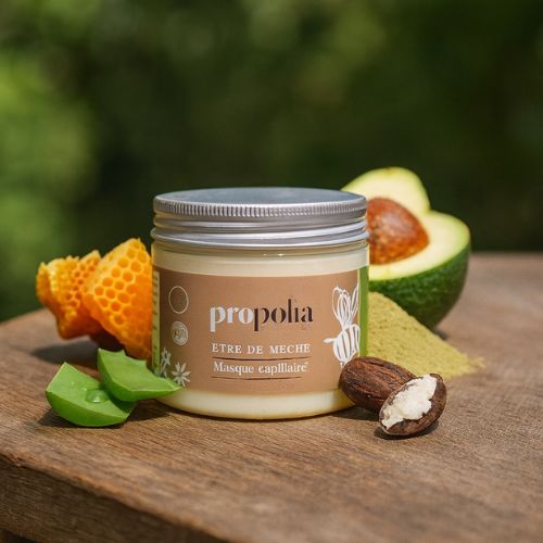 Herstellende haarmasker Bio- Lekkerhoning.nl