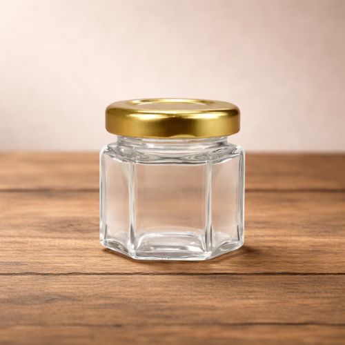 Hexagonale pot 45 ml - per tray van 45 stuks- Lekkerhoning.nl