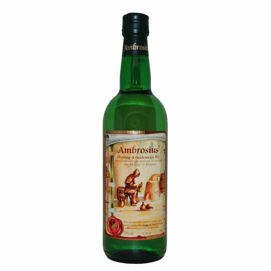 Honingwijn wit - Ambrosia honing kruidenwijn- Lekkerhoning.nl