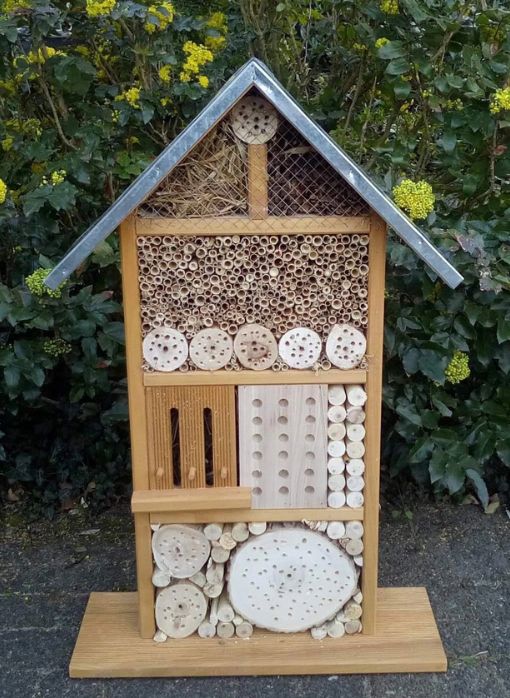 Insectenhotel Groot - Bijenhotel XXL voor Wilde Bijen en Insecten- Lekkerhoning.nl