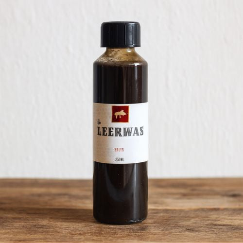 Leerwas Bruin 250 ml- Lekkerhoning.nl