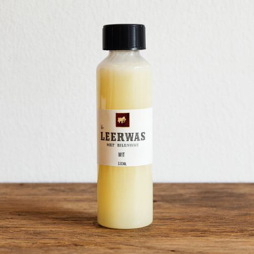 Leerwas Wit-blanc 250 ml- Lekkerhoning.nl