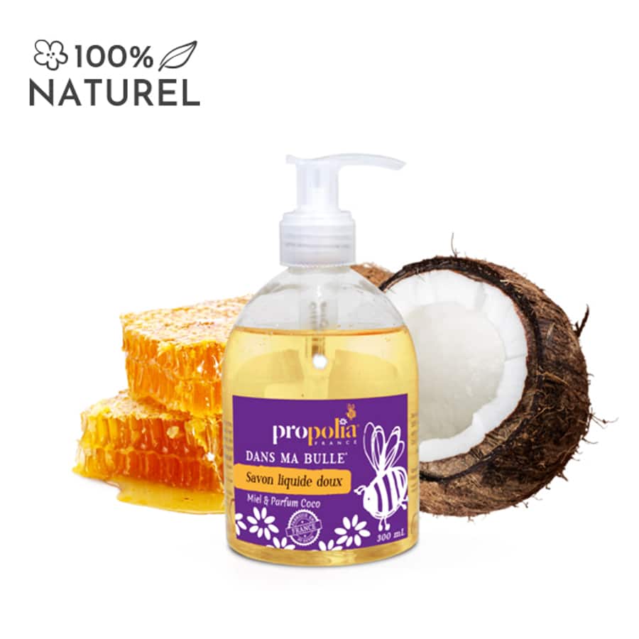 Milde vloeibare handzeep met honing en kokos- Lekkerhoning.nl