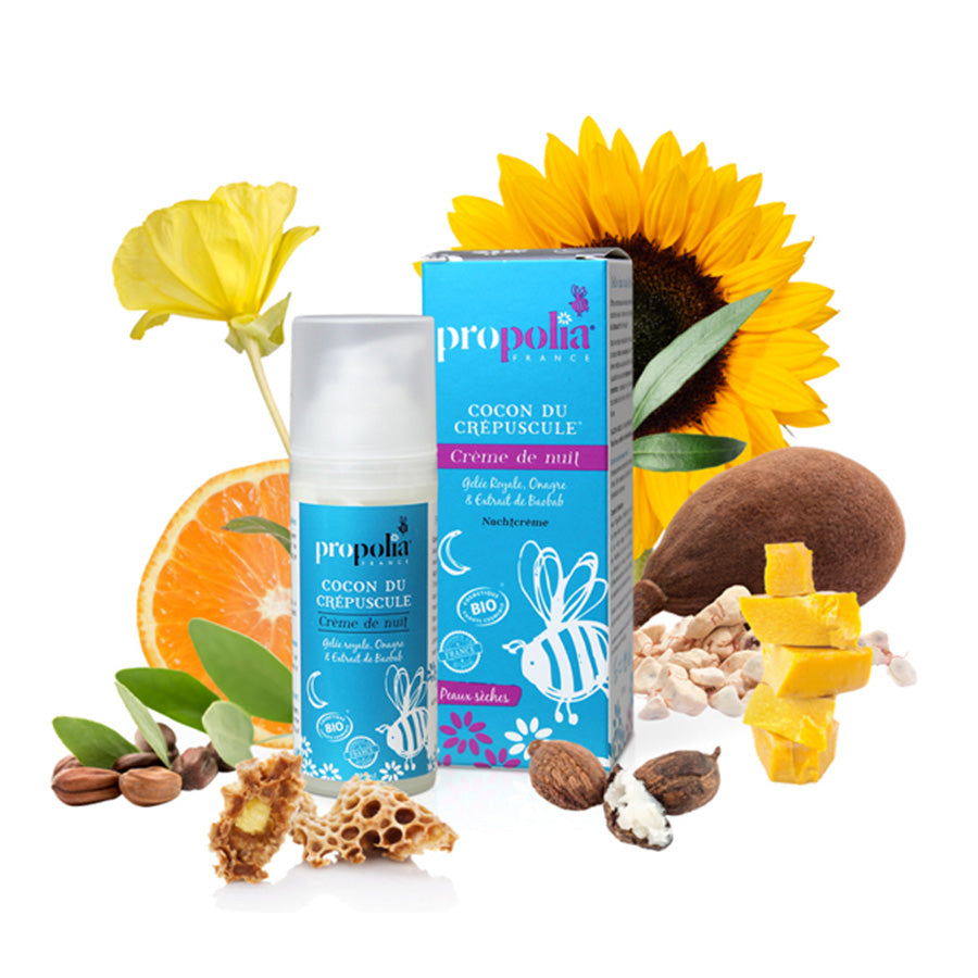 Nachtcrème droge huid- Lekkerhoning.nl