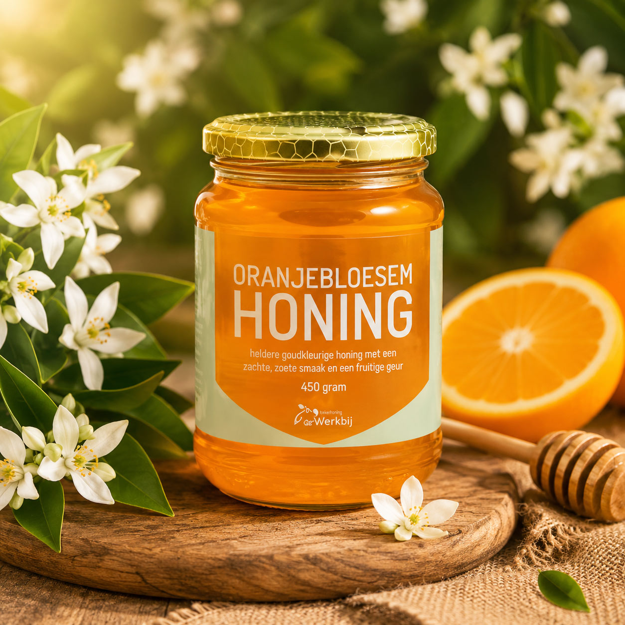 Oranjebloesemhoning – Zonnige Sinaasappelhoning 