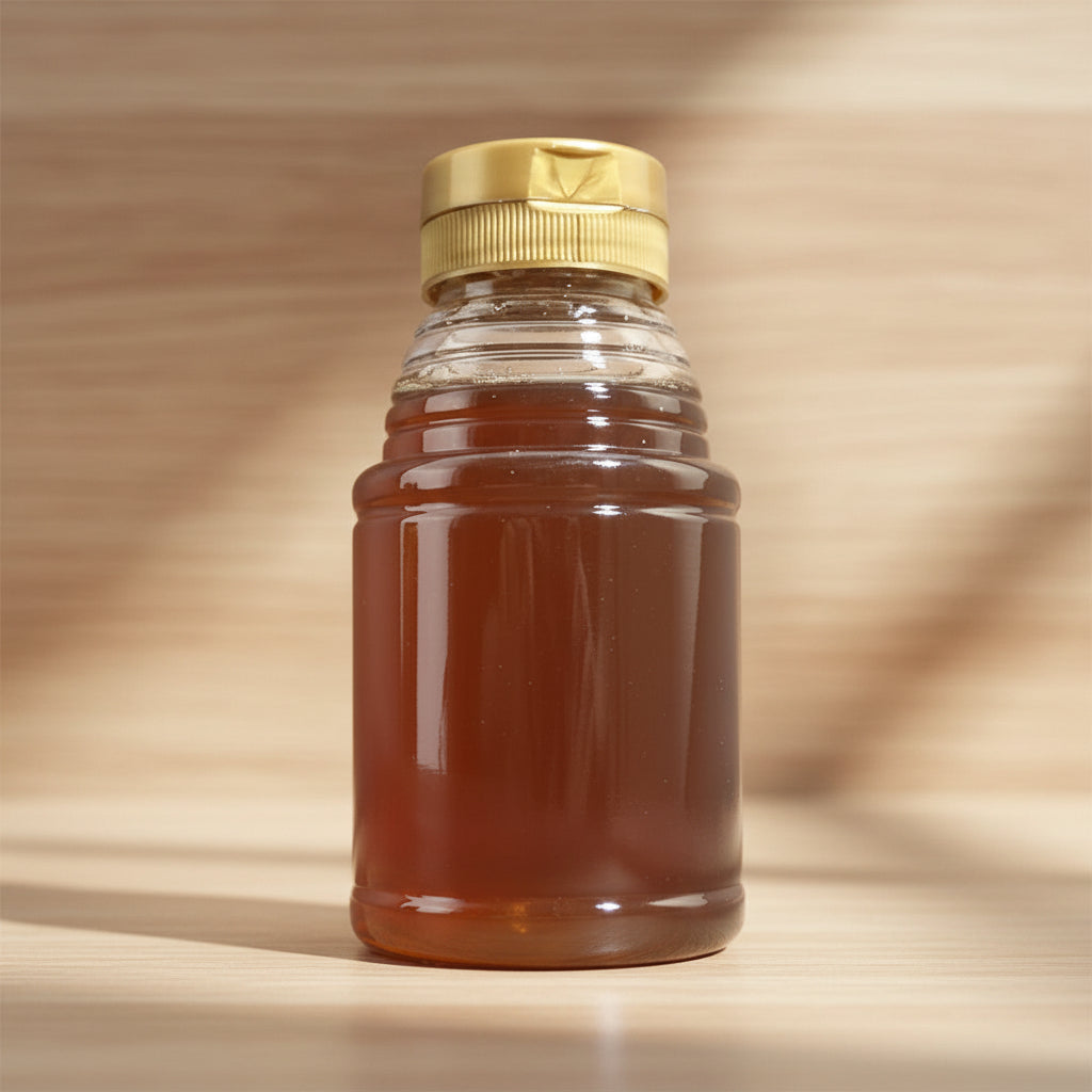 Plastic knijpfles 272 ml - per tray van 23 stuks- Lekkerhoning.nl