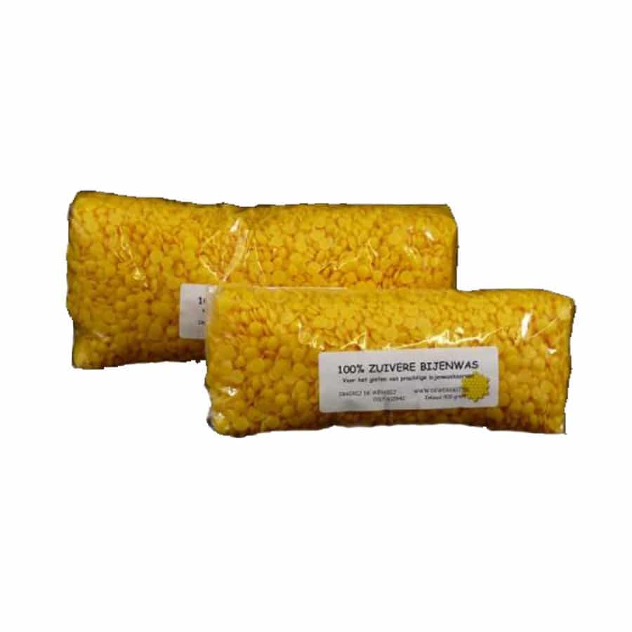 Zuivere bijenwas korrels 500gr, 1kg of 20kg- Lekkerhoning.nl