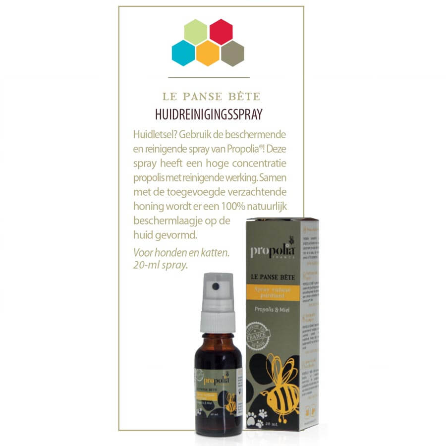 Zuiverende spray Propolis- Lekkerhoning.nl