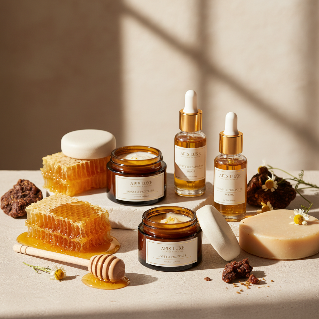 gezichtverzorging met honing en propolis 1:1 formaat