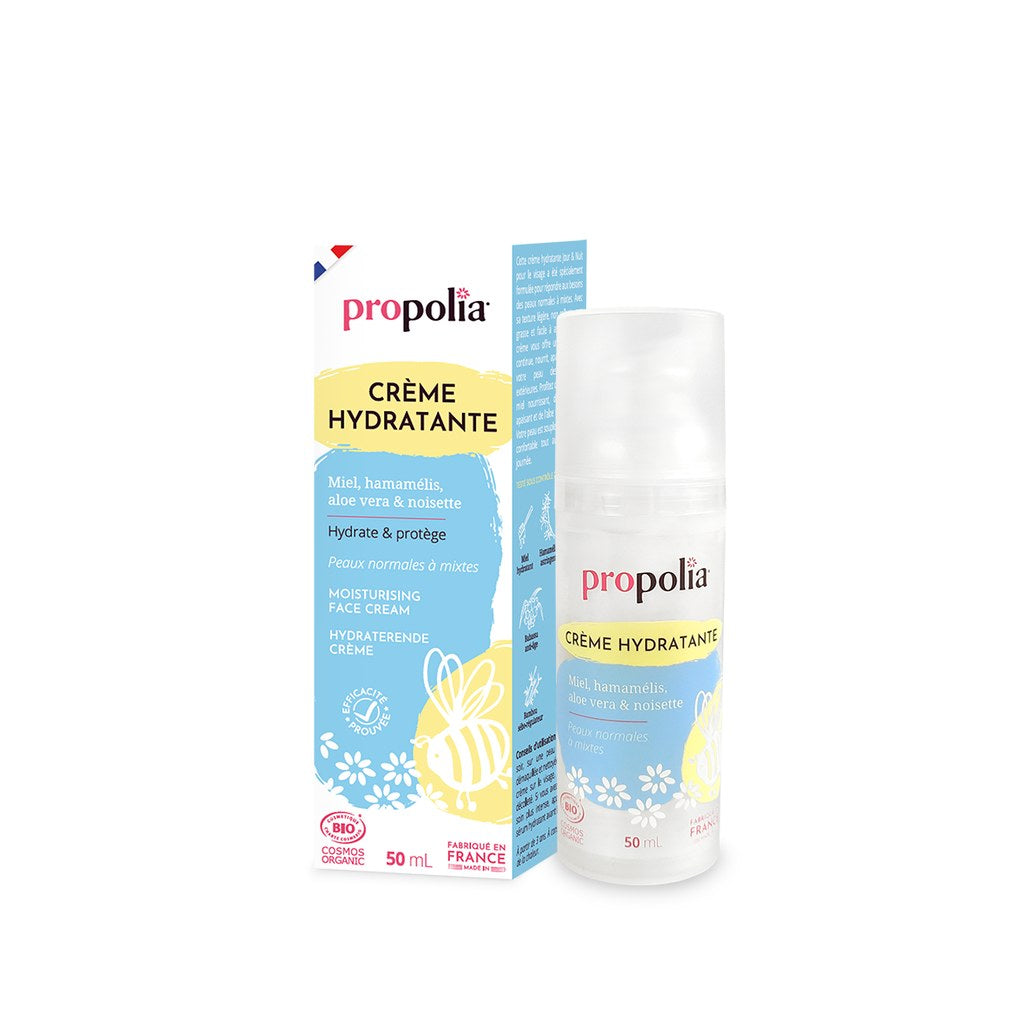 Propolia hydraterende gezichtscreme normale tot gemengde huid 50 ml - Lekkerhoning.nl