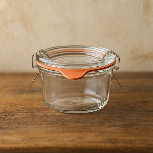 Mini weckpotjes 50 ml - per tray van 20 stuks - compleet- Lekkerhoning.nl